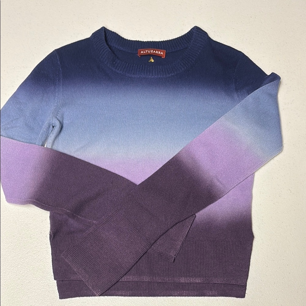 Altuzarra Purple Ombre Sweater